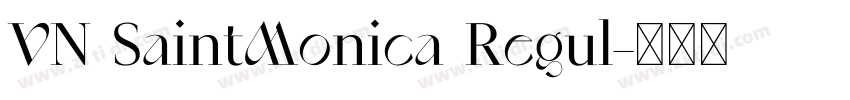 VN SaintMonica Regul字体转换 VN SaintMonica Regul字体转换